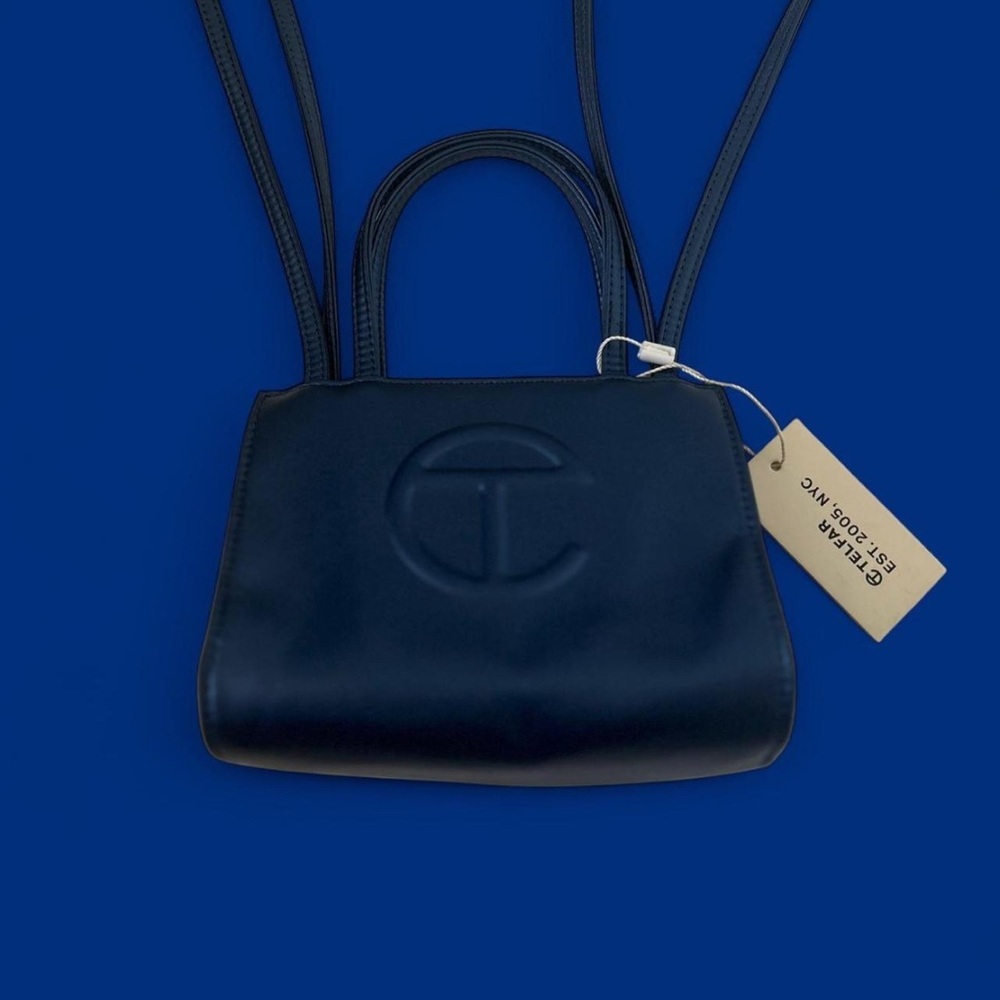 Telfar Dark Blue Mini Bag